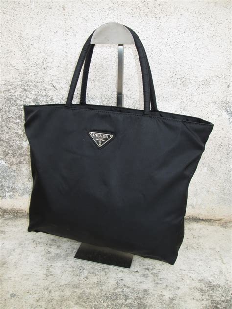 prada tote bag nylon vintage